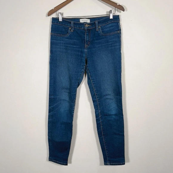 HENRY &  BELLE | DARK WASH SUPER SKINNY ANKLE JEANS - Picture 2 of 14